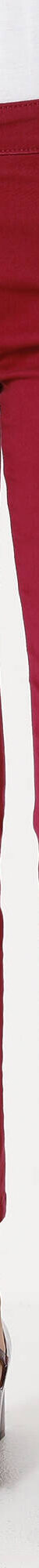 Pantalon 7/8ème fuselé stretch uni (rouge foncé) Pantalon 7/8ème fuselé stretch uni (rouge foncé)